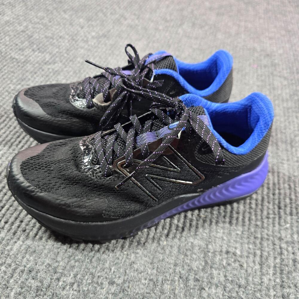 New Balance DynaSoft Nitrel V5 Shoes Womens Size 9 B Black PurpleTrail Running